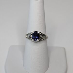 Sterling Iolite Ring 8